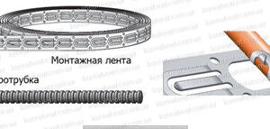 Монтажна стрічка 20м + гофротруба 3м