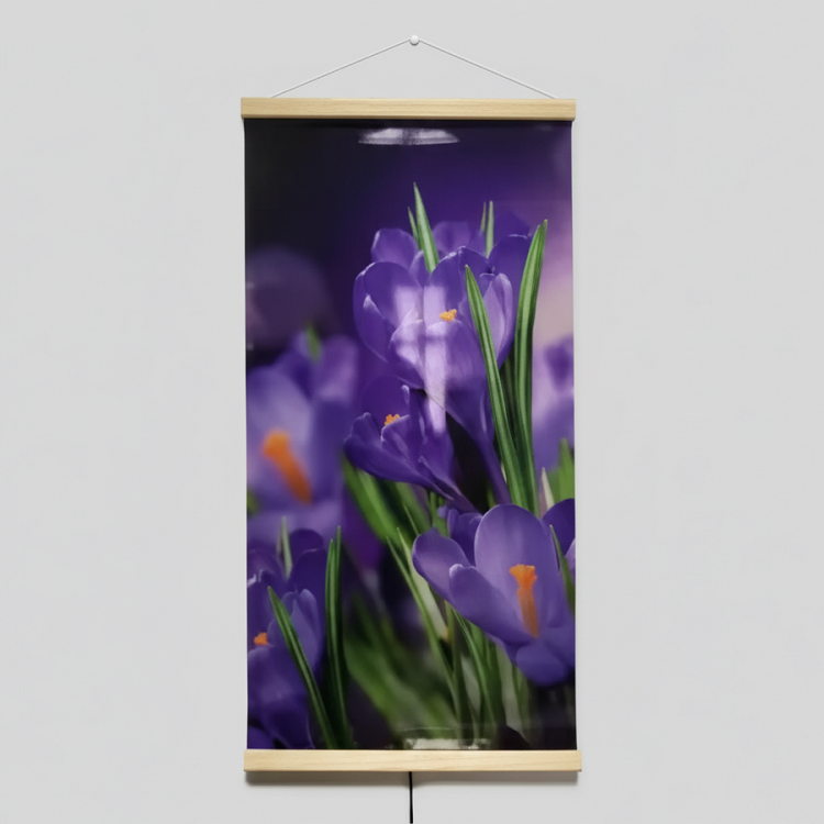 Картина-обігрівач настінний "Квіти", 200 Вт, 100×50 см (до 8 м²) | Побутовий інфрачервоний обігрівач